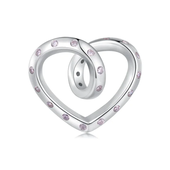 (imagine pentru) Pandora Style Charm Încâlcit în Forma de Inimă - BSC928