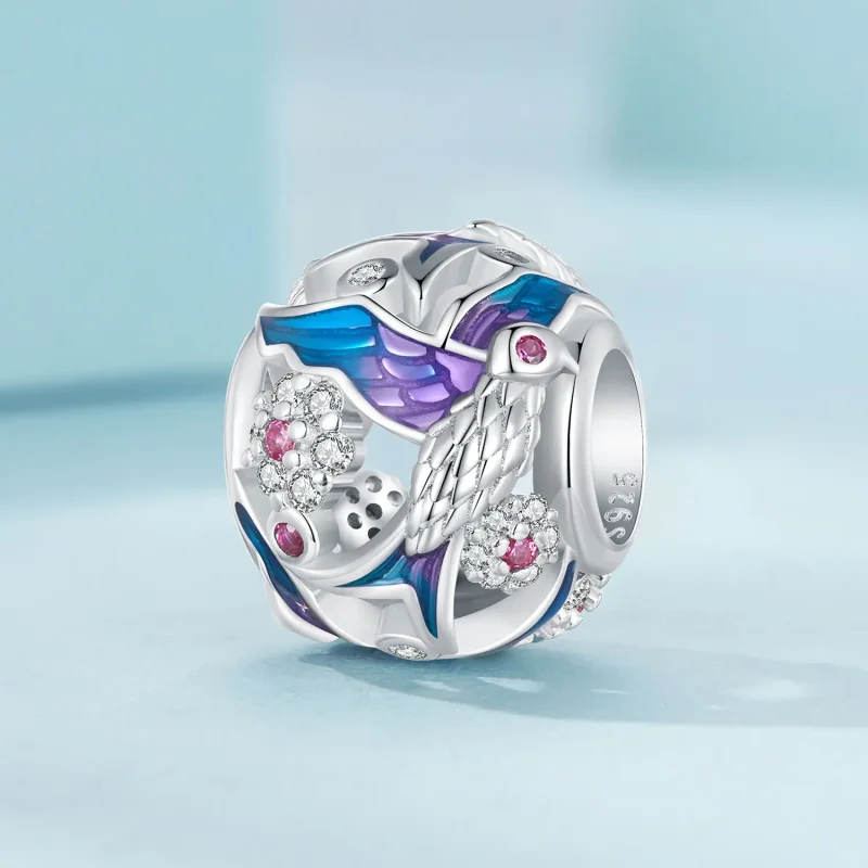 (imagine pentru) Pandora Style Cioara Charm - SCC2627 - Vizualizare 2