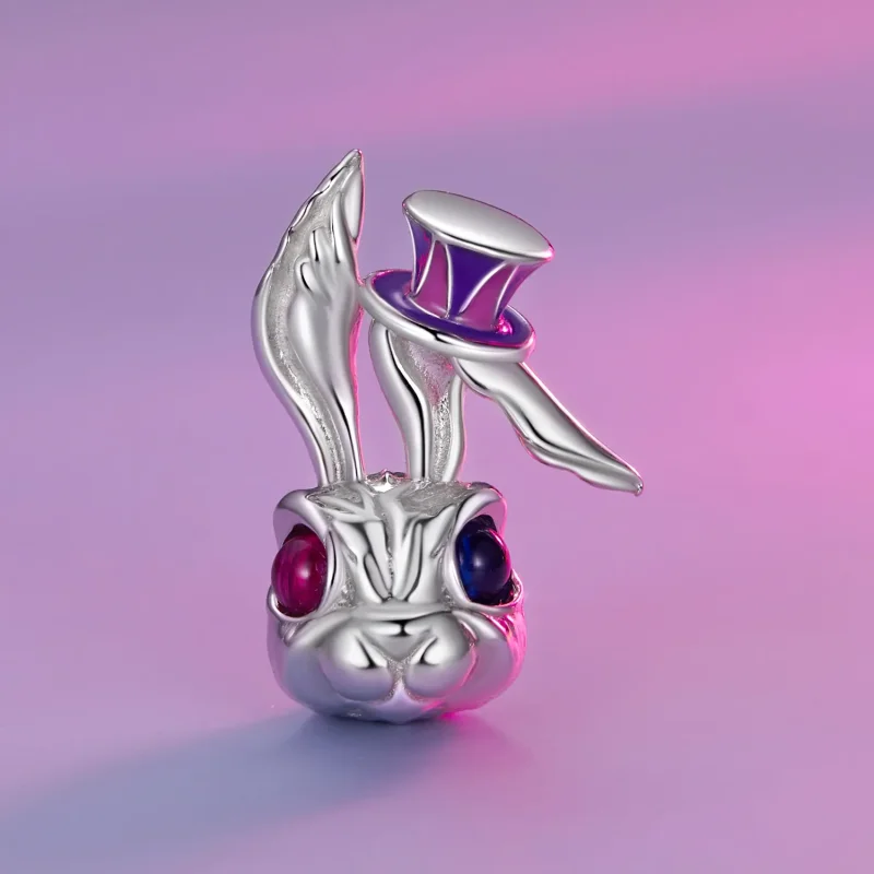 (imagine pentru) Pandora Style Magic Rabbit Charm - SCC2530 - Vizualizare 2