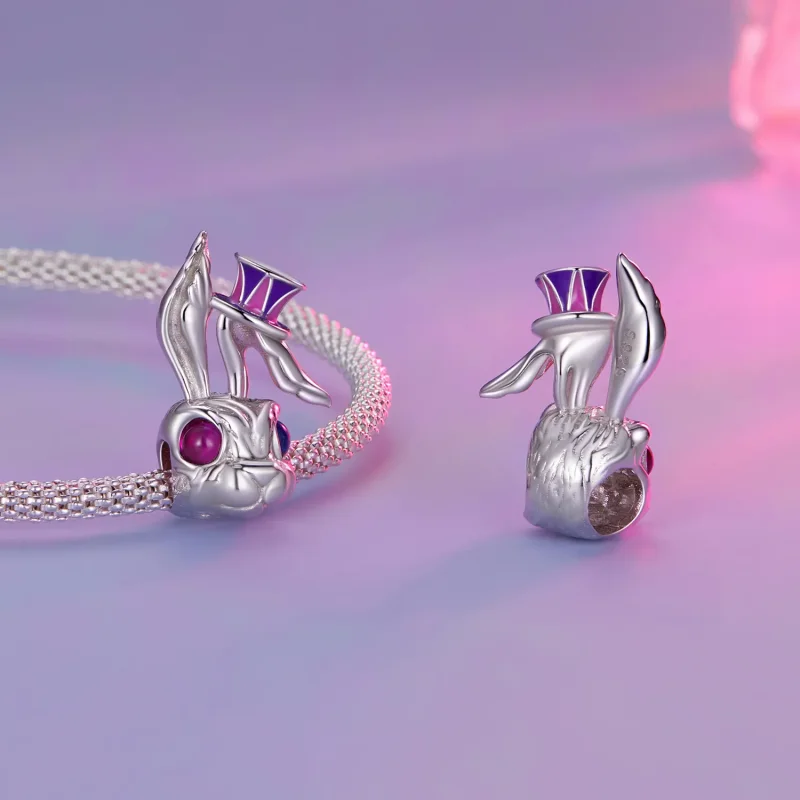 (imagine pentru) Pandora Style Magic Rabbit Charm - SCC2530 - Vizualizare 4