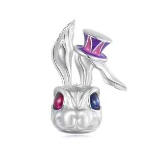 (imagine pentru) Pandora Style Magic Rabbit Charm - SCC2530