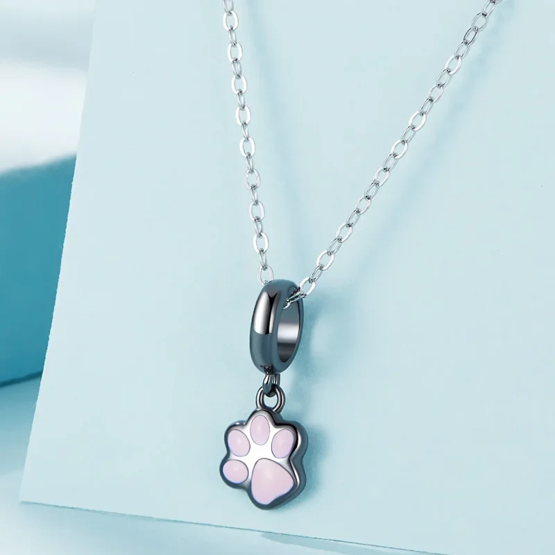 (imagine pentru) Pandora Style Mini Gheara de Pisică Neagră cu Pandantiv - SCC2476-D - Vizualizare 2