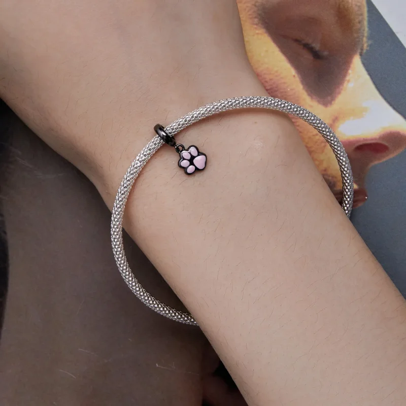 (imagine pentru) Pandora Style Mini Gheara de Pisică Neagră cu Pandantiv - SCC2476-D - Vizualizare 5