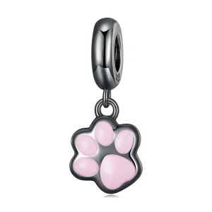 Pandora Style Mini Gheara de Pisică Neagră cu Pandantiv - SCC2476-D (imagine pentru) Pandora Style Mini Gheara de Pisică Neagră cu Pandantiv - SCC2476-D