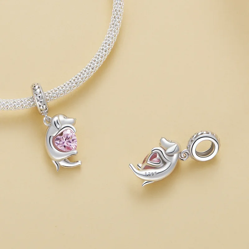 (imagine pentru) Pandora Style Pendul Little Golden Retriever - BSC799 - Vizualizare 4