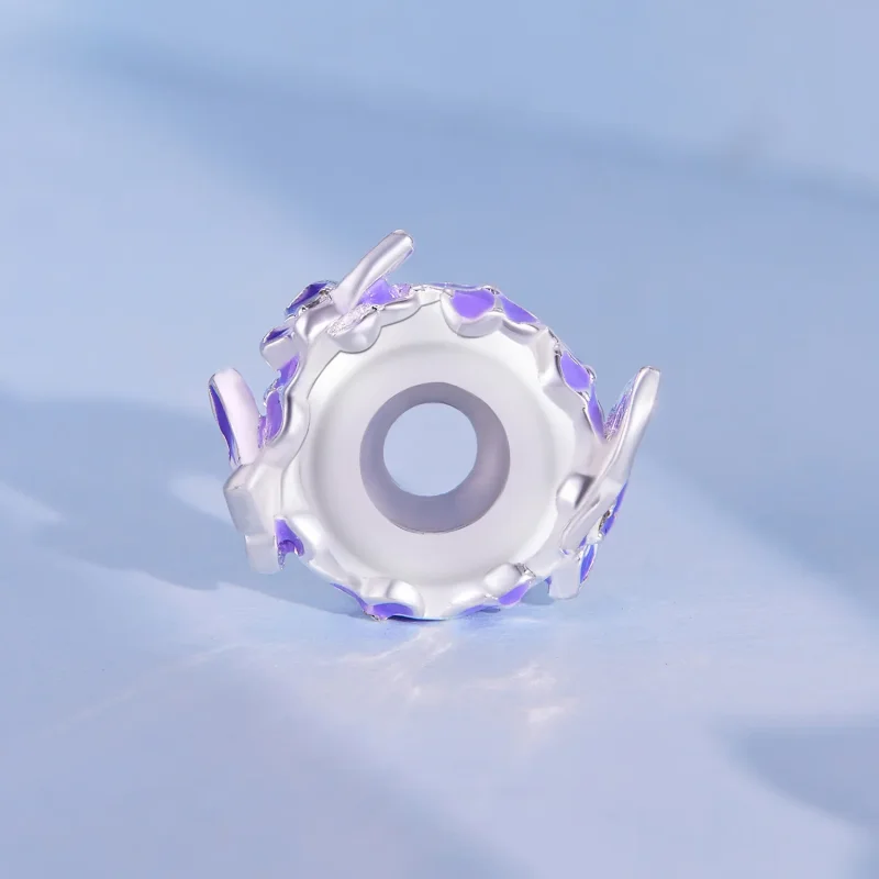 (imagine pentru) Spacer stil Pandora cu fluture - SCC2462 - Vizualizare 3