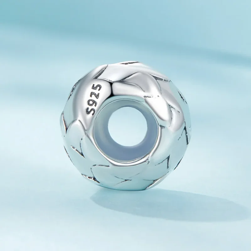(imagine pentru) Spacerul din silicon în stil Pandora cu pene - SCC2564 - Vizualizare 3
