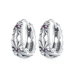 (imagine pentru) Stil Pandora Cercei cu cerc vintage Iris - SCE1649