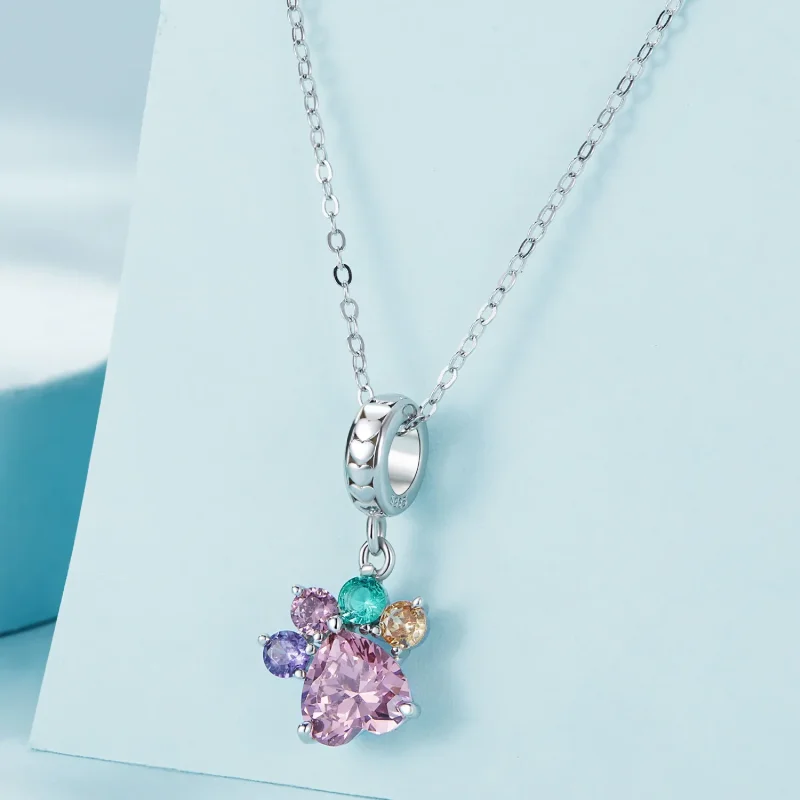 (imagine pentru) Stilul Pandora, Catenă Draguță și Colorată cu Gheare - SCC2478 - Vizualizare 2