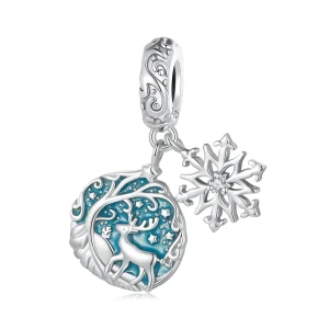 (imagine pentru) Stilul Pandora - Cercei cu cerb fosforescent - SCC2661