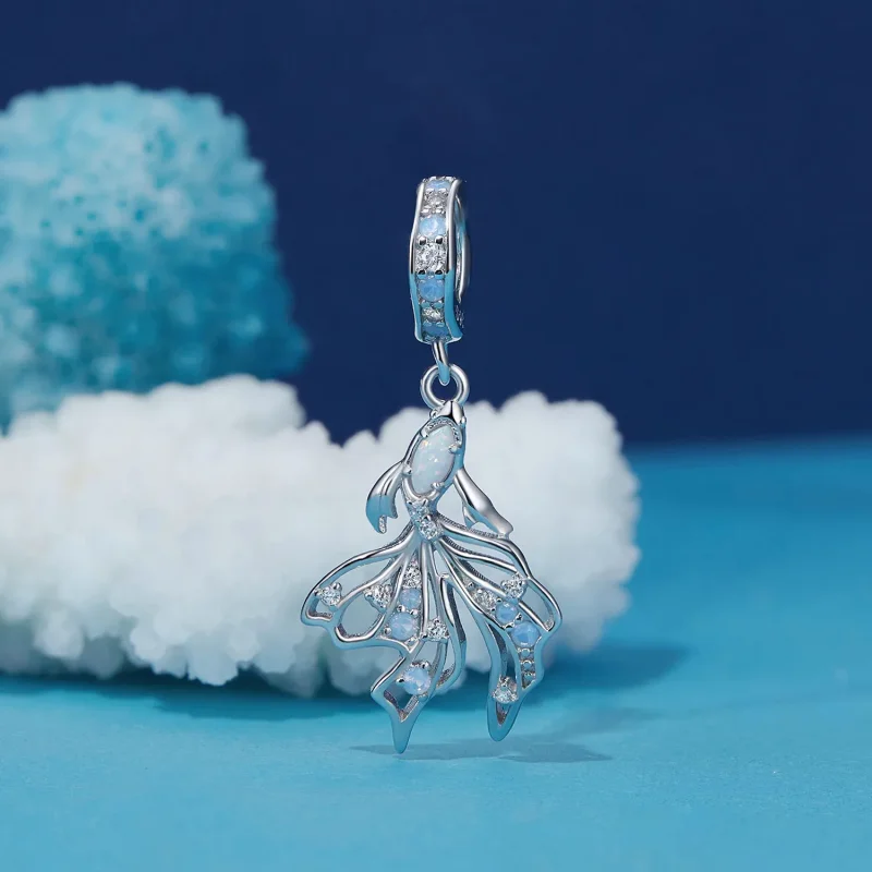 (imagine pentru) Stilul Pandora Pește Betta Dangle - BSC917 - Vizualizare 2