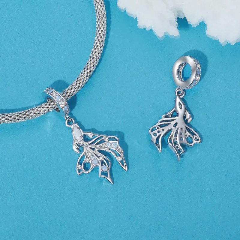 (imagine pentru) Stilul Pandora Pește Betta Dangle - BSC917 - Vizualizare 4
