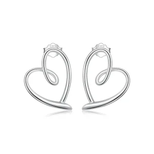 (imagine pentru) Studs Pandora Style Îmbrățișați în dragoste - BSE871