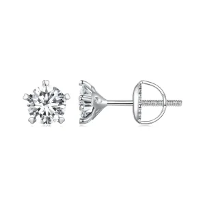 (imagine pentru) Studuri de tip Pandora cu Moissanite de 0,5Ct - MSE024-S