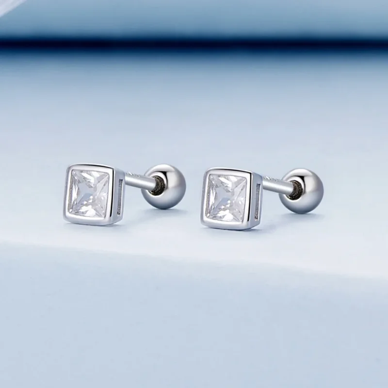 (imagine pentru) Studurile Pandora Style Mini Princess cu zirconii - BSE885-S - Vizualizare 2
