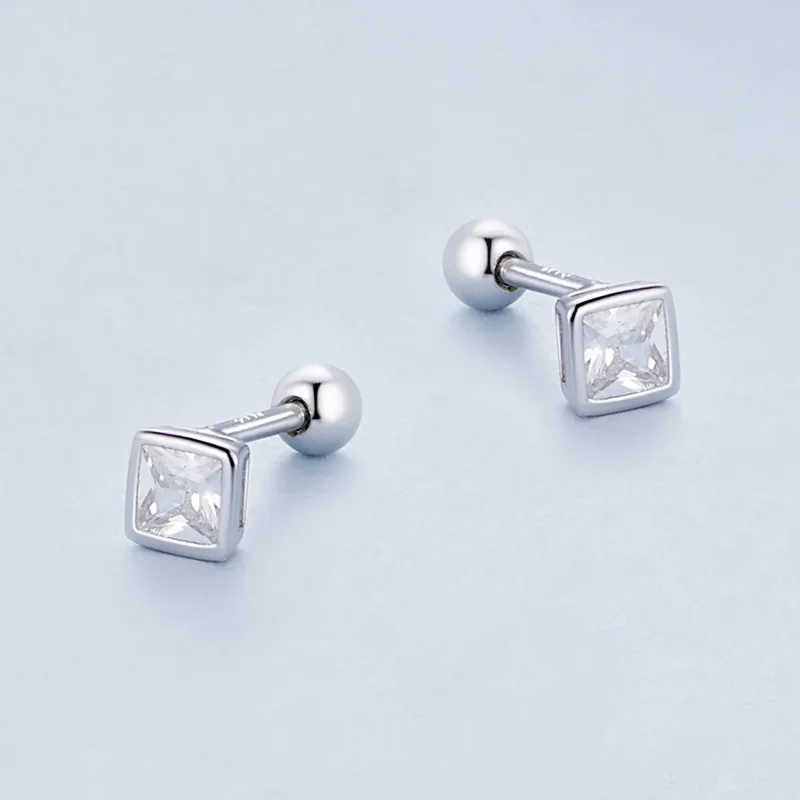 (imagine pentru) Studurile Pandora Style Mini Princess cu zirconii - BSE885-S - Vizualizare 3