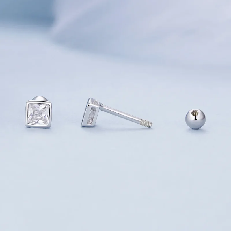 (imagine pentru) Studurile Pandora Style Mini Princess cu zirconii - BSE885-S - Vizualizare 4