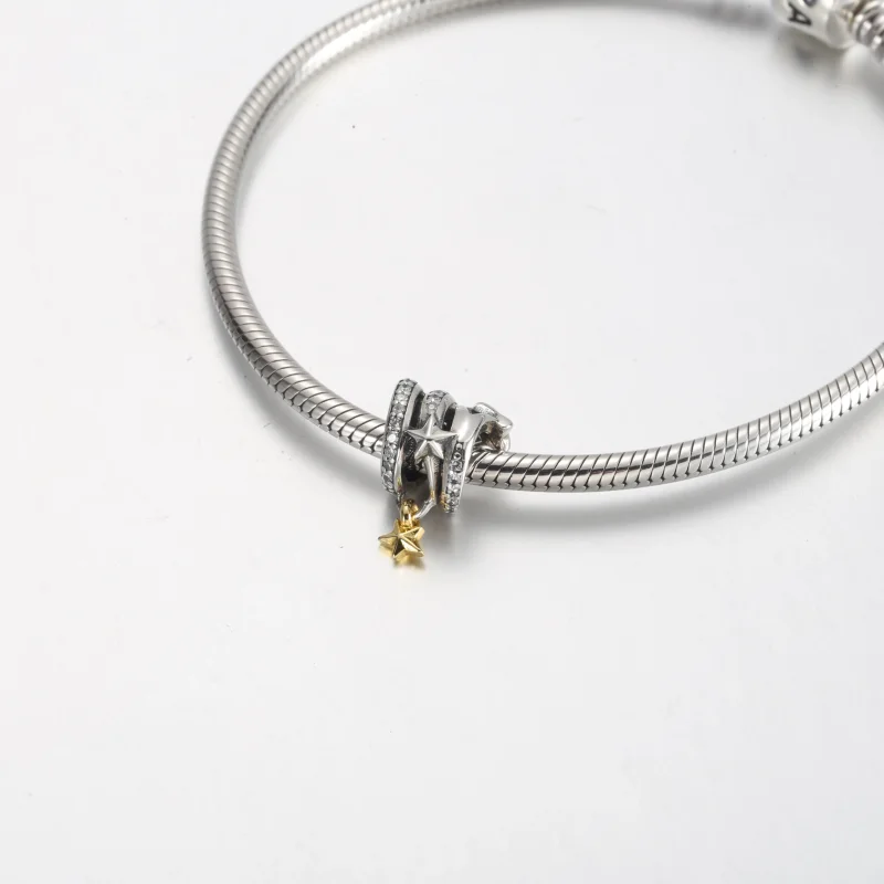 (imagine pentru) Charm Spiral Steaua Căzătoare - 762206C01 - Vizualizare 5