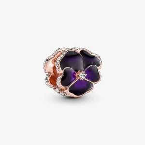 (imagine pentru) Talismane flori de pansy violet intens - 780777C01