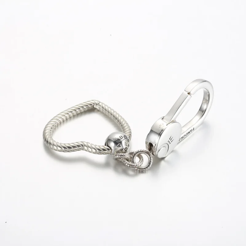(imagine pentru) Suport pentru breloc Pandora Moments Small Heart Bag - 392238C00 - Vizualizare 5