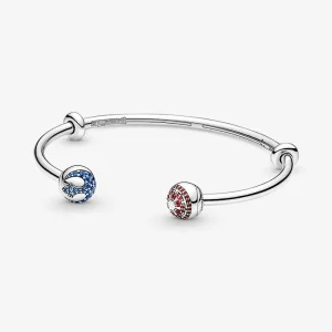 (imagine pentru) Brațară deschisă cu logo Pandora Moments Star Wars™ Light & Dark Side - 591139C01