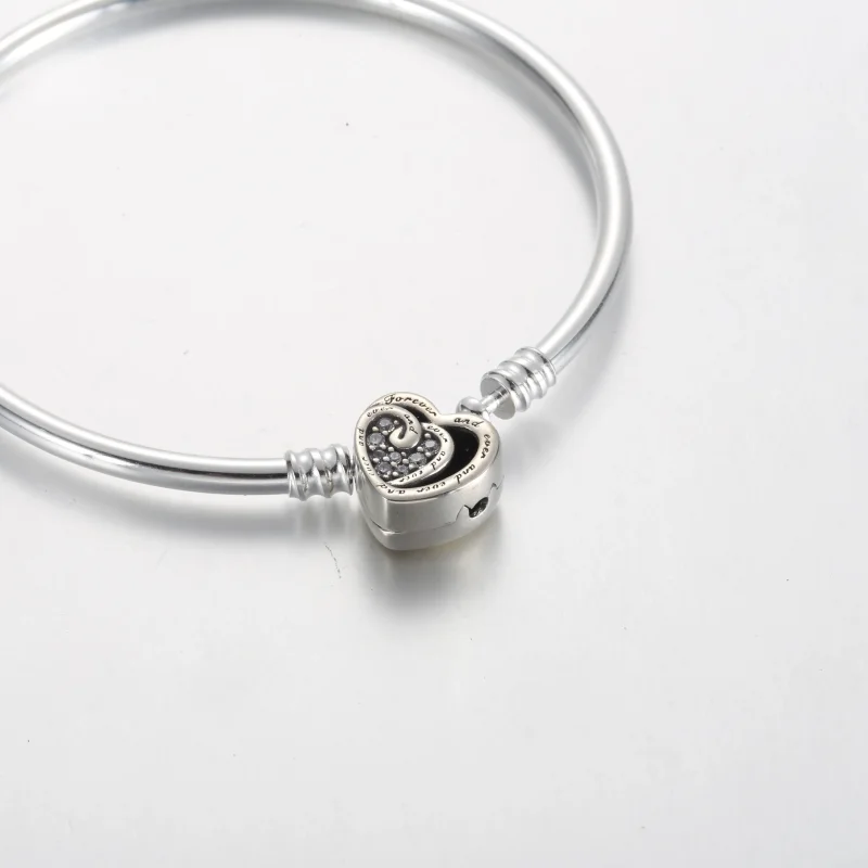 (imagine pentru) Brățară cu închizătoare Pandora Moments Infinite Hearts Entwined - 591064C01 - Vizualizare 5