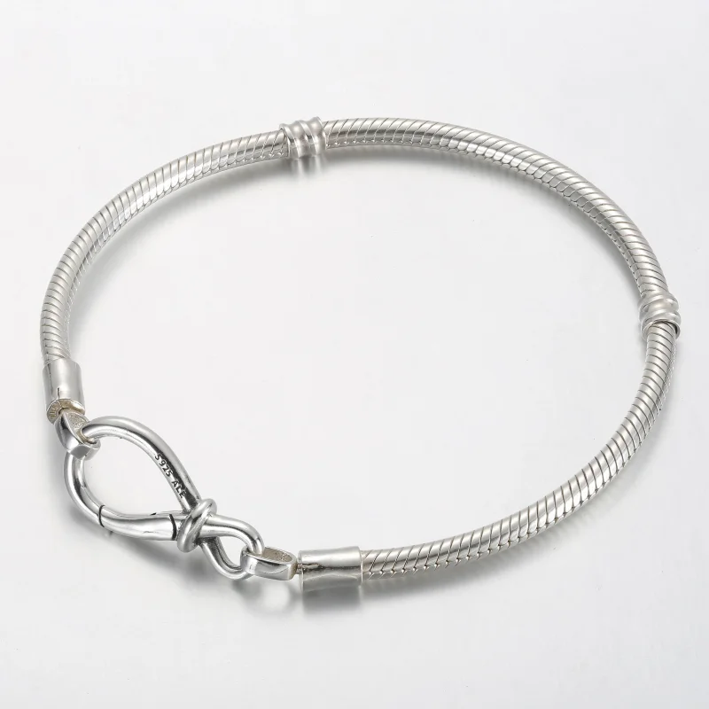 (imagine pentru) Brățară Pandora Moments de tip lanț clasic cu nod infinity - 590792C00 - Vizualizare 2