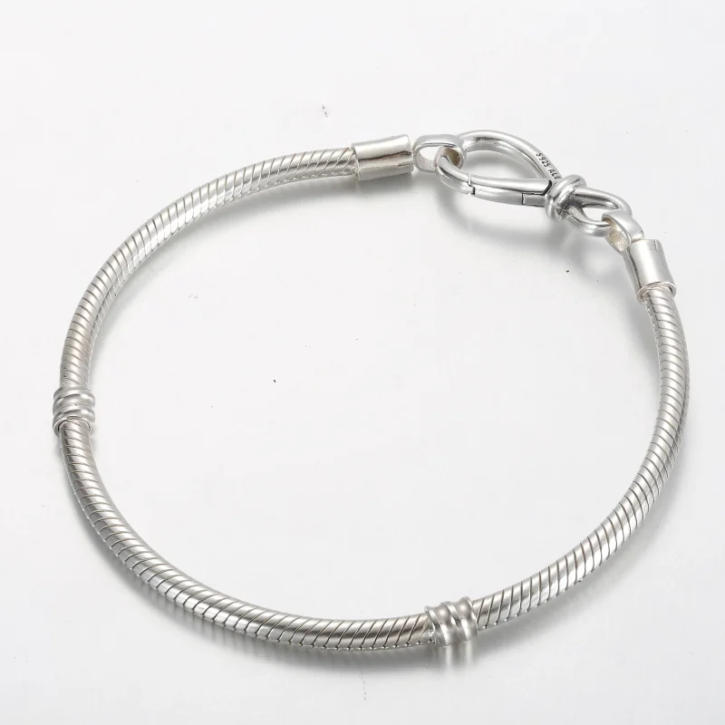 (imagine pentru) Brățară Pandora Moments de tip lanț clasic cu nod infinity - 590792C00 - Vizualizare 3