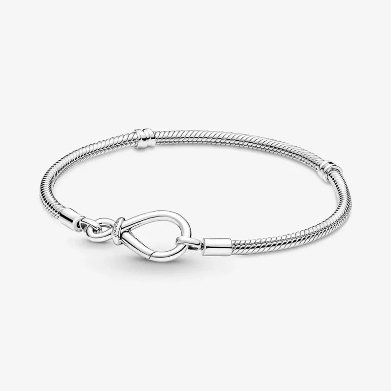 (imagine pentru) Brățară Pandora Moments de tip lanț clasic cu nod infinity - 590792C00