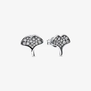 (imagine pentru) Cercei tip ginkgo din argint sterling - 292439C01