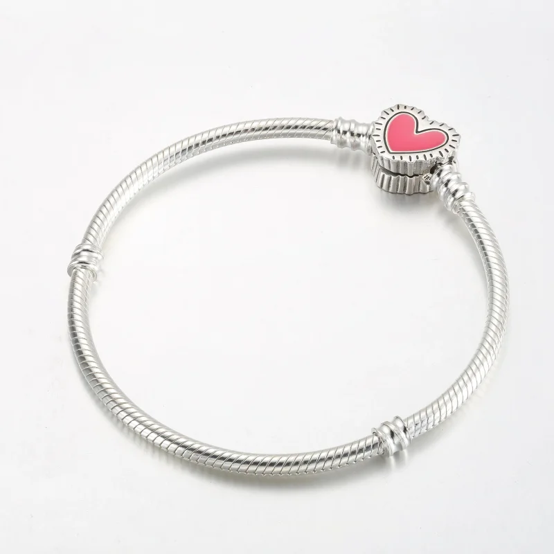 (imagine pentru) Brățară cu lanț de șarpe cu inimă radiantă Keith Haring™ x Pandora Moments - 592 - Vizualizare 2