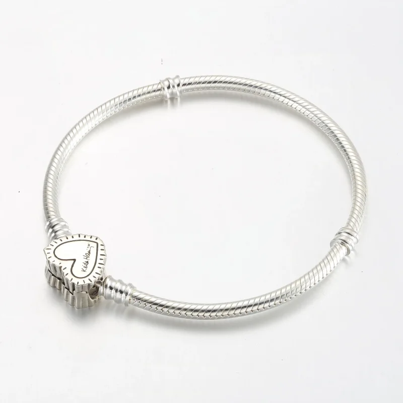 (imagine pentru) Brățară cu lanț de șarpe cu inimă radiantă Keith Haring™ x Pandora Moments - 592 - Vizualizare 3