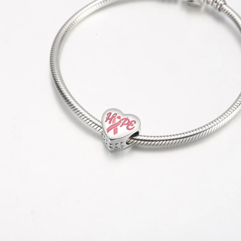 (imagine pentru) Charm cu panglică roz Hope - ENG792015_28 - Vizualizare 5