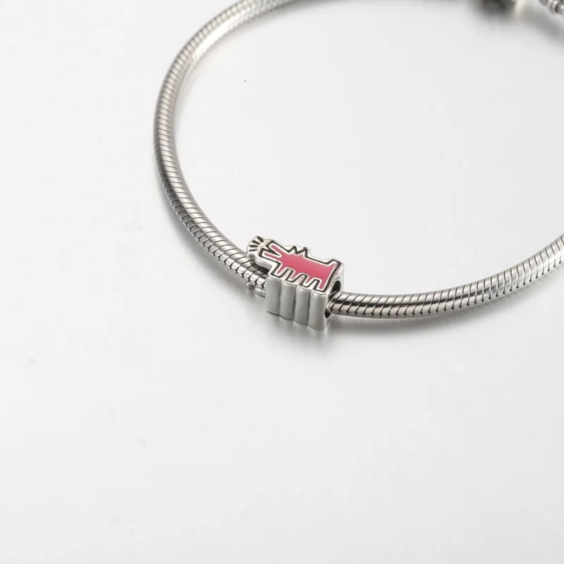 (imagine pentru) Charm Keith Haring™ x Pandora Barking Dog - 792218C01 - Vizualizare 5
