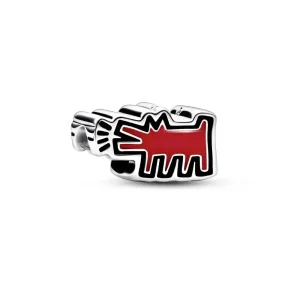 (imagine pentru) Charm Keith Haring™ x Pandora Barking Dog - 792218C01