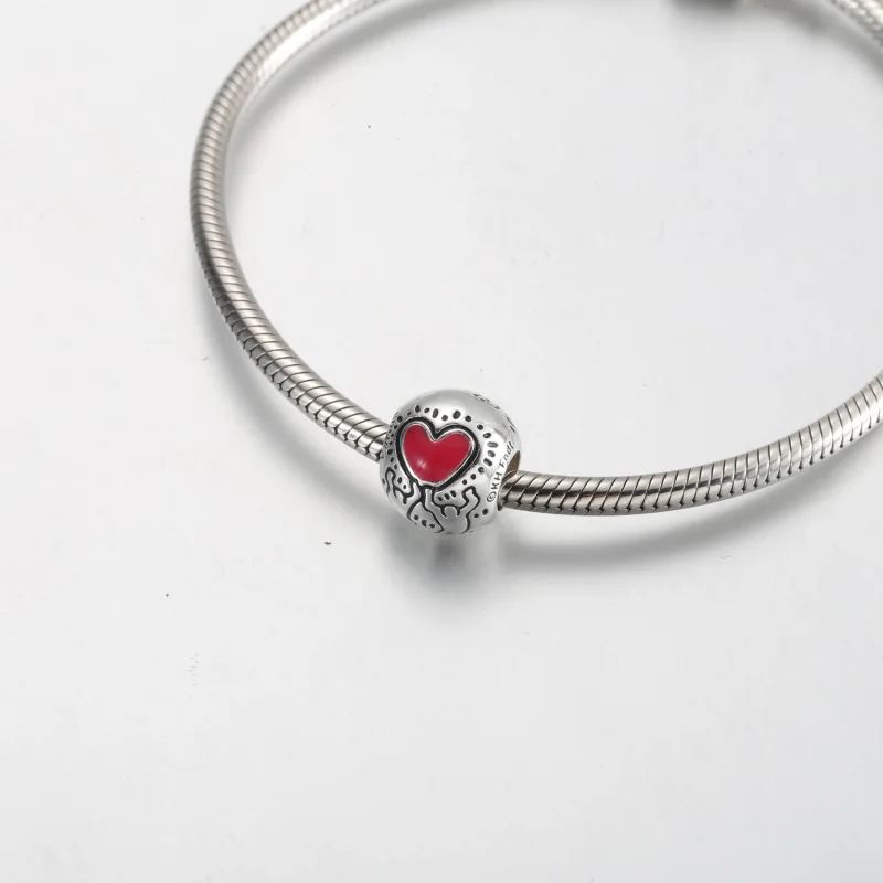 (imagine pentru) Charm Keith Haring™ x Pandora Love & Figures - 792225C01 - Vizualizare 5