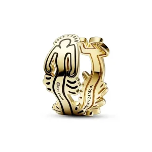 (imagine pentru) Inel deschis Keith Haring™ x Pandora Wavy Figure - 162226C01