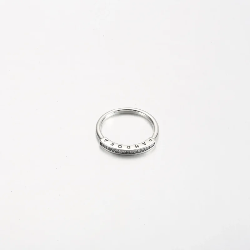 (imagine pentru) Inel Pandora Signature ID Pavé - 192283C01 - Vizualizare 3