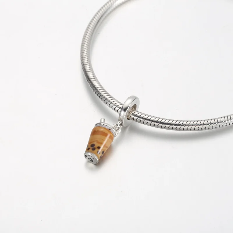 (imagine pentru) Charm cu ceai cu bule din sticlă de Murano - 791685C01 - Vizualizare 4
