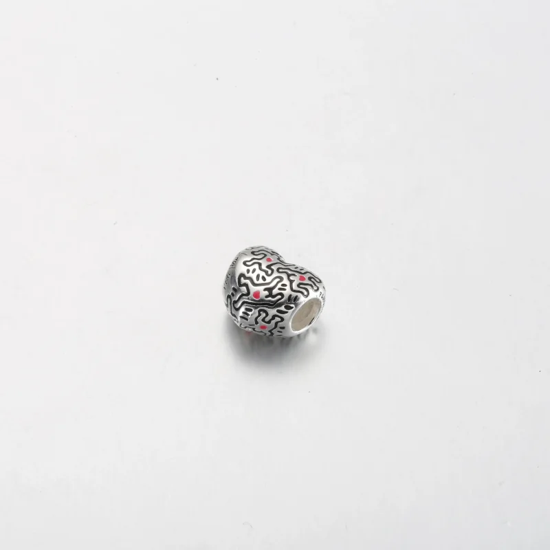 (imagine pentru) Keith Haring™ x Pandora Line Art People Charm - 792224C01 - Vizualizare 3