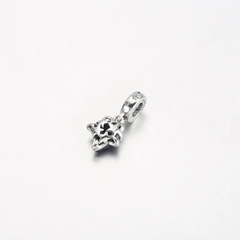 (imagine pentru) Talisman de tip pandantiv Murano cu stea și galaxie celestă - 792368C01 - Vizualizare 3