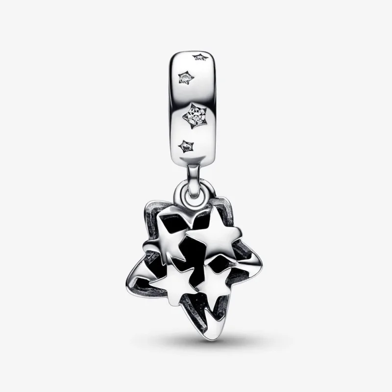 (imagine pentru) Talisman de tip pandantiv Murano cu stea și galaxie celestă - 792368C01 - Vizualizare 5