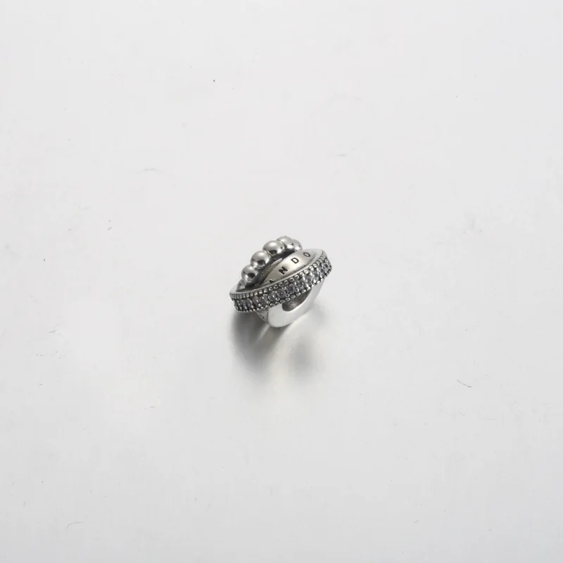 (imagine pentru) Siglă Pandora, pavé și mărgele - 792317C01 - Vizualizare 2