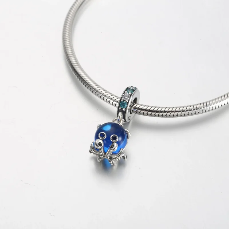 (imagine pentru) Talisman de tip pandantiv Caracatiță drăgălașă din sticlă de Murano - 791694C01 - Vizualizare 5
