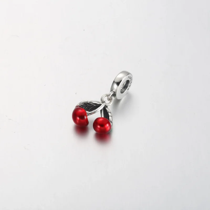 (imagine pentru) Talisman de tip pandantiv cireașă asimetrică - 791583C01 - Vizualizare 3