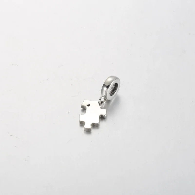 (imagine pentru) Talisman de tip pandantiv cu piesă de puzzle strălucitoare - 792241C01 - Vizualizare 3