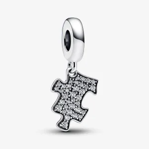 (imagine pentru) Talisman de tip pandantiv cu piesă de puzzle strălucitoare - 792241C01