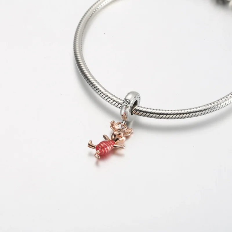 (imagine pentru) Talisman de tip pandantiv Purceluș Disney Winnie the Pooh - 782208C01 - Vizualizare 5