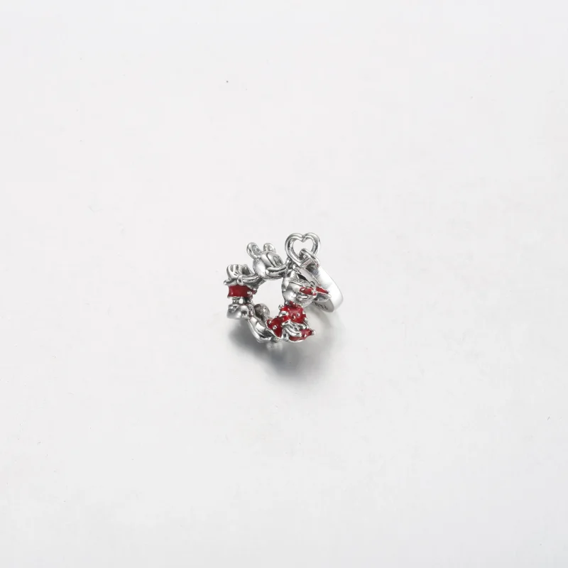 (imagine pentru) Talisman de tip pandantiv Sărutul lui Mickey Mouse și Minnie Mouse de la Disney - Vizualizare 2