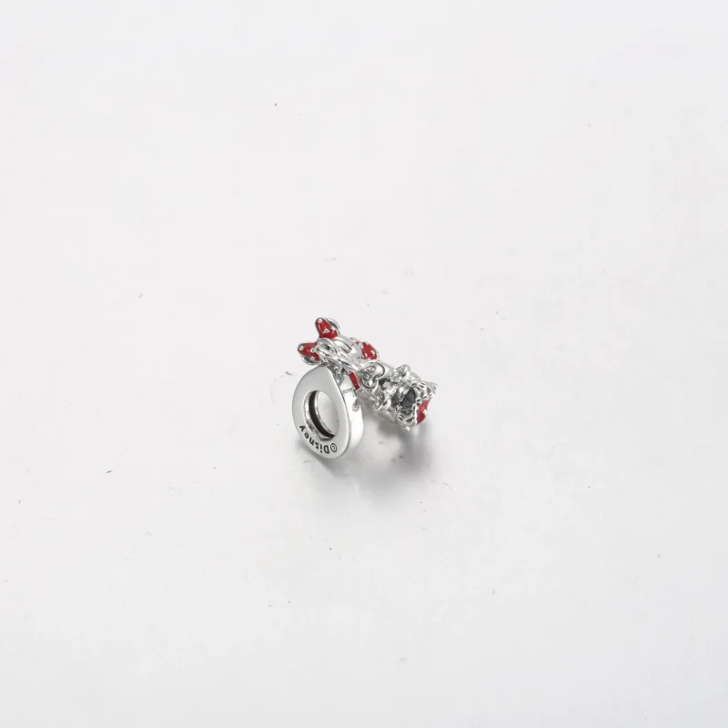 (imagine pentru) Talisman de tip pandantiv Sărutul lui Mickey Mouse și Minnie Mouse de la Disney - Vizualizare 3